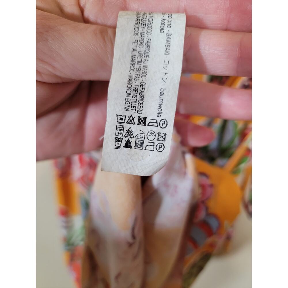 Zara Yellow Tropical Floral Print Mini Dress - Picture 6 of 8